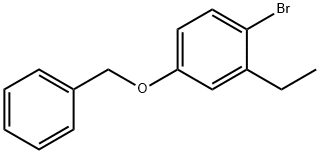 4-(BENZYLOXY)-1-BROMO-2-ETHYLBENZENE 结构式