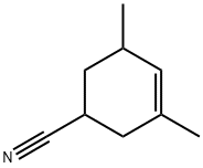 3,5-二甲基-3-环己烯-1-腈 结构式