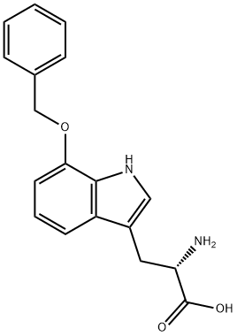 7-BENZYLOXY-D,L-TRYPTOPHAN 结构式