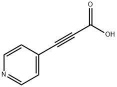 3-(4-吡啶基)丙炔酸 结构式