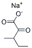 (+/-)-3-甲基-2-氧戊酸钠 结构式