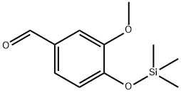 3-Methoxy-4-[(trimethylsilyl)oxy]benzaldehyde 结构式