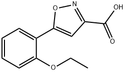 5-(2-ETHOXYPHENYL)-3-ISOXAZOLECARBOXYLIC ACID 结构式