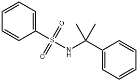 N-(α,α-Dimethylbenzyl)benzenesulfonamide 结构式