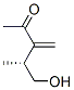 2-Pentanone, 5-hydroxy-4-methyl-3-methylene-, (4R)- (9CI) 结构式