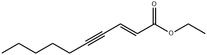 ethyl (E)-2-decen-4-ynoate 结构式