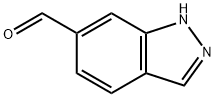 1H-吲唑-6-甲醛 结构式