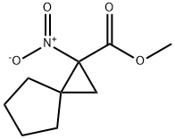 Spiro[2.4]heptane-1-carboxylic acid, 1-nitro-, methyl ester (9CI) 结构式