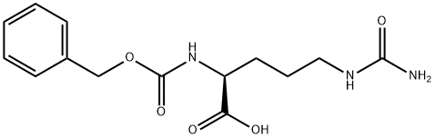 N2-苄氧羰基-N5-氨基甲酰基-L-鸟氨酸 结构式