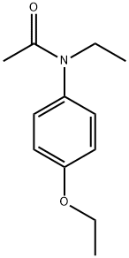 N-Ethyl-N-(p-ethoxyphenyl)acetamide 结构式