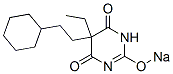 5-(2-Cyclohexylethyl)-5-ethyl-2-sodiooxy-4,6(1H,5H)-pyrimidinedione 结构式