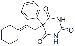 5-(2-Cyclohexylideneethyl)-5-phenylbarbituric acid 结构式