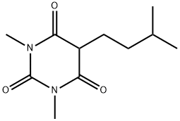1,3-Dimethyl-5-isopentyl-2,4,6(1H,3H,5H)-pyrimidinetrione 结构式