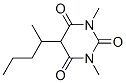 1,3-Dimethyl-5-(1-methylbutyl)barbituric acid 结构式