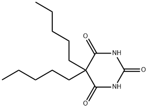 5,5-Dipentyl-2,4,6(1H,3H,5H)-pyrimidinetrione 结构式