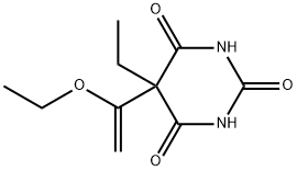 5-(1-Ethoxyvinyl)-5-ethylbarbituric acid 结构式