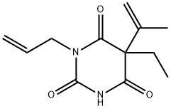 1-Allyl-5-ethyl-5-isopropenyl-2,4,6(1H,3H,5H)-pyrimidinetrione 结构式