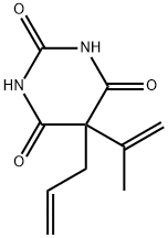 5-Allyl-5-isopropenyl-2,4,6(1H,3H,5H)-pyrimidinetrione 结构式