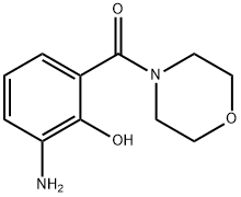 (3-氨基-2-羟苯基)(N-吗啉基)甲酮 结构式