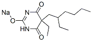 5-Ethyl-5-(2-ethylhexyl)-2-sodiooxy-4,6(1H,5H)-pyrimidinedione 结构式