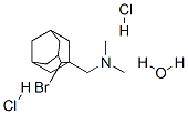 1-(2-bromo-1-adamantyl)-N,N-dimethyl-methanamine hydrate dihydrochloride 结构式