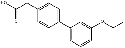 2-(3'-乙氧基-[1,1'-联苯]-4-基)乙酸 结构式