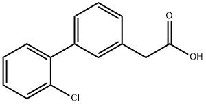 2'-氯-3-联苯乙酸 结构式