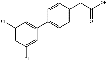 4-BIPHENYL-3',5'-DICHLORO-ACETIC ACID
 结构式