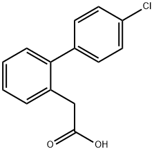 2-BIPHENYL-4'-CHLORO-ACETIC ACID 结构式