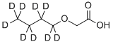 BUTOXY-D9-ACETIC ACID 结构式