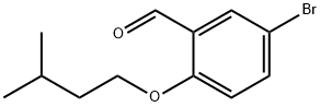 5-溴-2-异戊氧基-苯甲醛 结构式