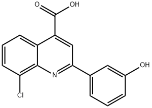 8-Chloro-2-(3-hydroxyphenyl)quinoline-4-carboxylicacid