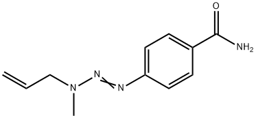 p-(3-Allyl-3-methyl-1-triazeno)benzamide 结构式