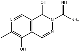 Pyrido[3,4-d]pyridazine-3(4H)-carboximidamide, 4,8-dihydroxy-7-methyl- (9CI) 结构式