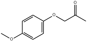 1-(4-甲氧基苯氧基)丙酮 结构式