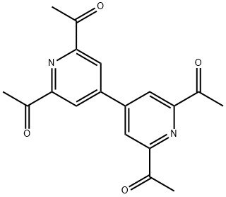 2,2',6,6'-四乙酰基-4,4'-联吡啶 结构式