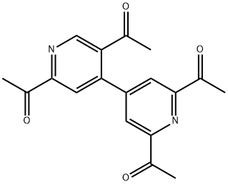 2,2',5,6'-TETRAYLTETRAACETYL-4,4'-BIPYRIDINE 结构式