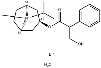 异丙托溴铵一水合物 结构式