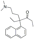 7-(Dimethylamino)-4-ethyl-4-(1-naphthalenyl)-3-heptanone 结构式