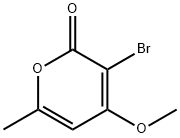 3-Bromo-4-methoxy-6-methyl-2-pyrone 结构式