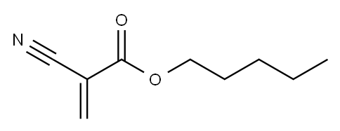 2-氰基丙烯酸戊酯 结构式