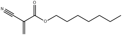 2-氰基丙烯酸庚酯 结构式