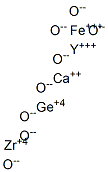 Calcium germanium iron yttrium zirconium oxide 结构式