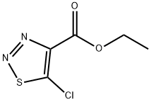 乙基 5-氯-1,2,3-噻二唑-4-甲酸酯 结构式