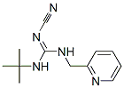 1-tert-Butyl-2-cyano-3-(2-pyridylmethyl)guanidine 结构式