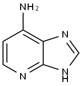 7-氨基咪唑并[4,5-B]吡啶 结构式