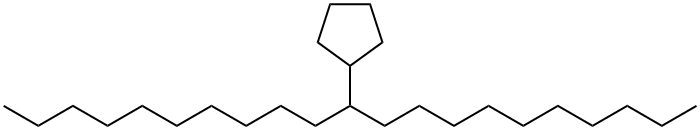 11-cyclopentylhenicosane 结构式