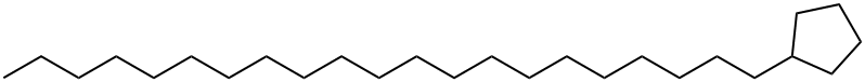 Henicosylcyclopentane 结构式