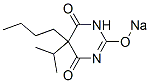 5-Butyl-5-isopropyl-2-sodiooxy-4,6(1H,5H)-pyrimidinedione 结构式