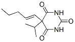 5-Isopropyl-5-(1-pentenyl)barbituric acid 结构式